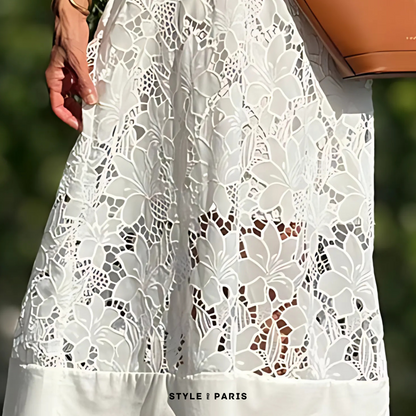 Xaveria | Sommerkleid mit modernem Print und lockerem Schnitt
