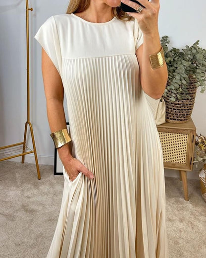 Jolijn | Lockeres Kleid mit Taschen und Falten-Design