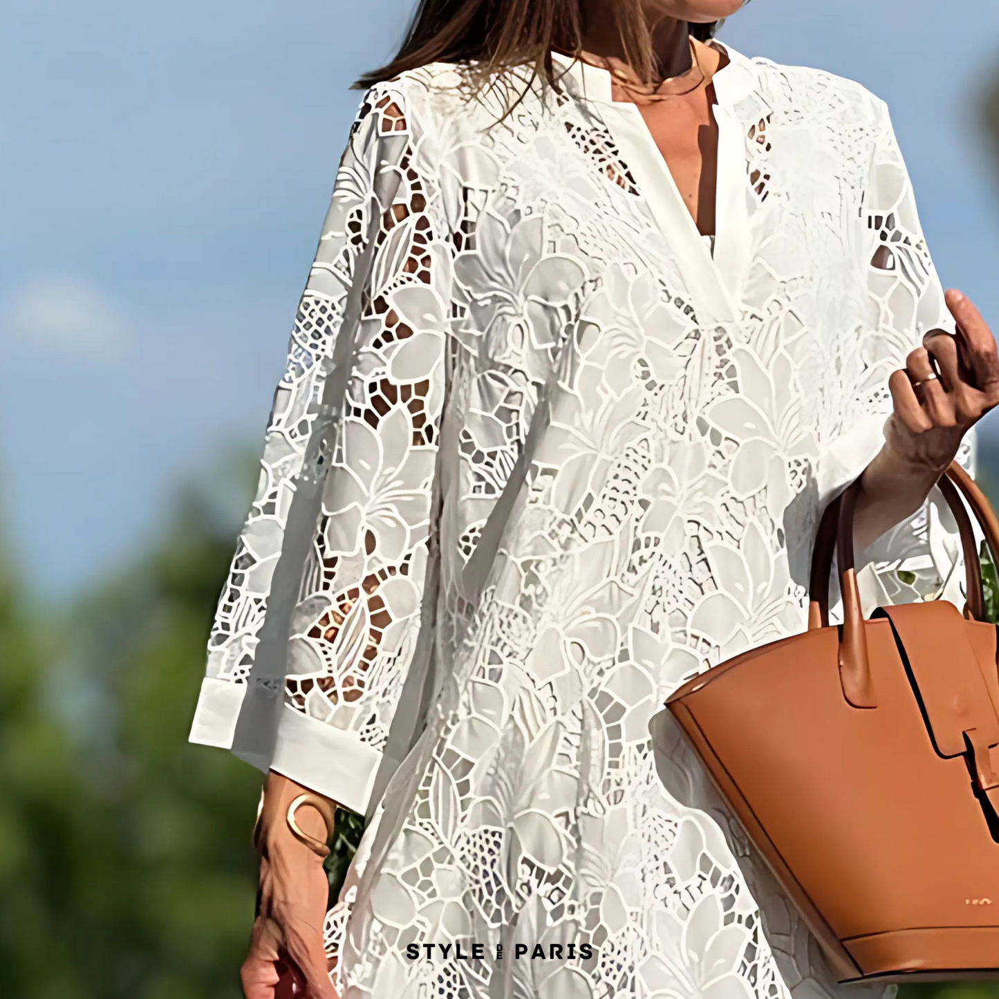 Xaveria | Sommerkleid mit modernem Print und lockerem Schnitt