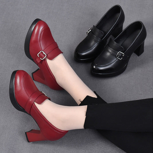 Livia | Vielseitige Leder-High Heels für jede Gelegenheit