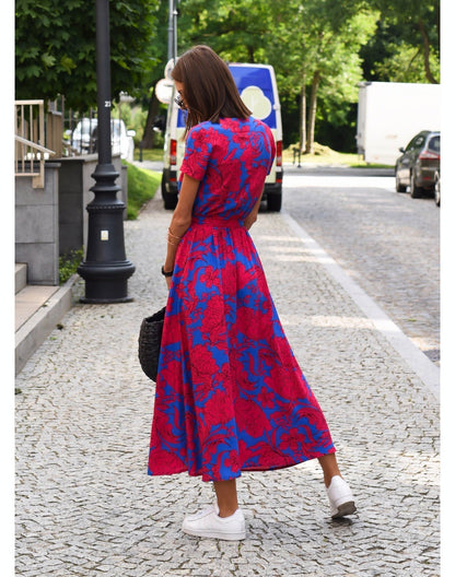 Luisa | Sommerkleid mit floralem Muster und femininer Eleganz