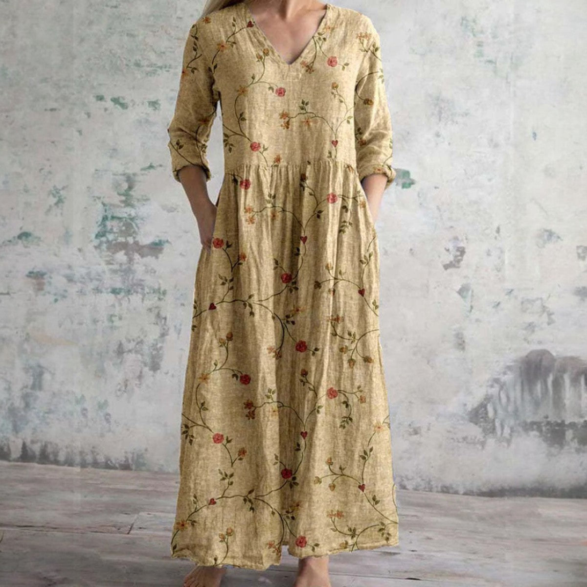 Eliana | Luftiges Sommerkleid mit floralem Muster