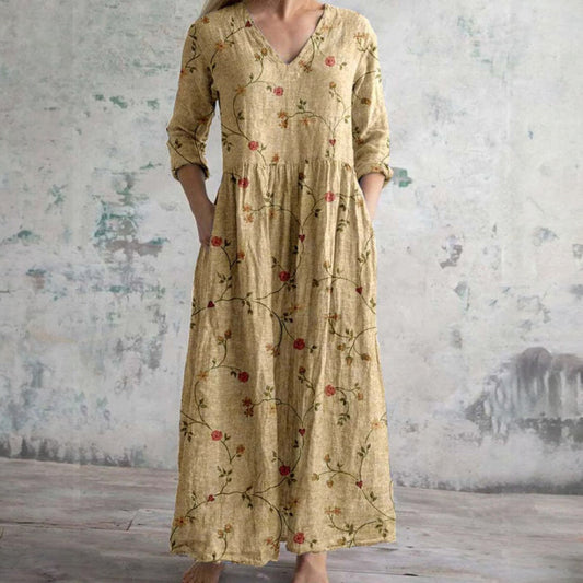 Eliana | Luftiges Sommerkleid mit floralem Muster
