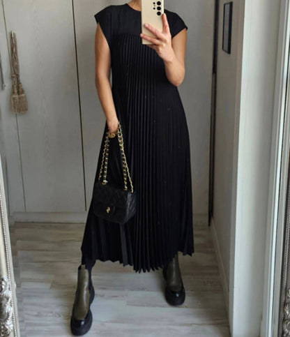 Jolijn | Lockeres Kleid mit Taschen und Falten-Design