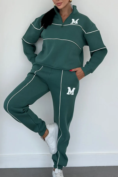 Janine | Damen Langarm-Zwei-Teile-Set