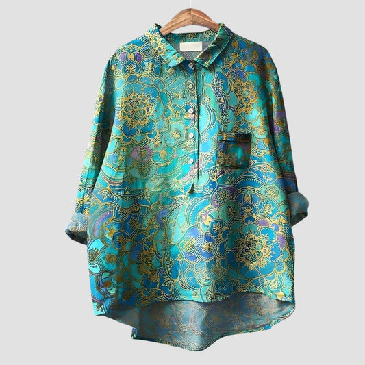Amalia | Elegante Bluse mit fließendem Design