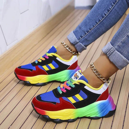 Aurora | Farbenfrohe orthopädische Sneakers für optimalen Komfort und stilvolles Design