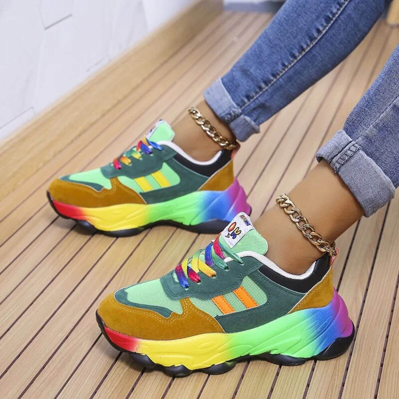 Aurora | Farbenfrohe orthopädische Sneakers für optimalen Komfort und stilvolles Design