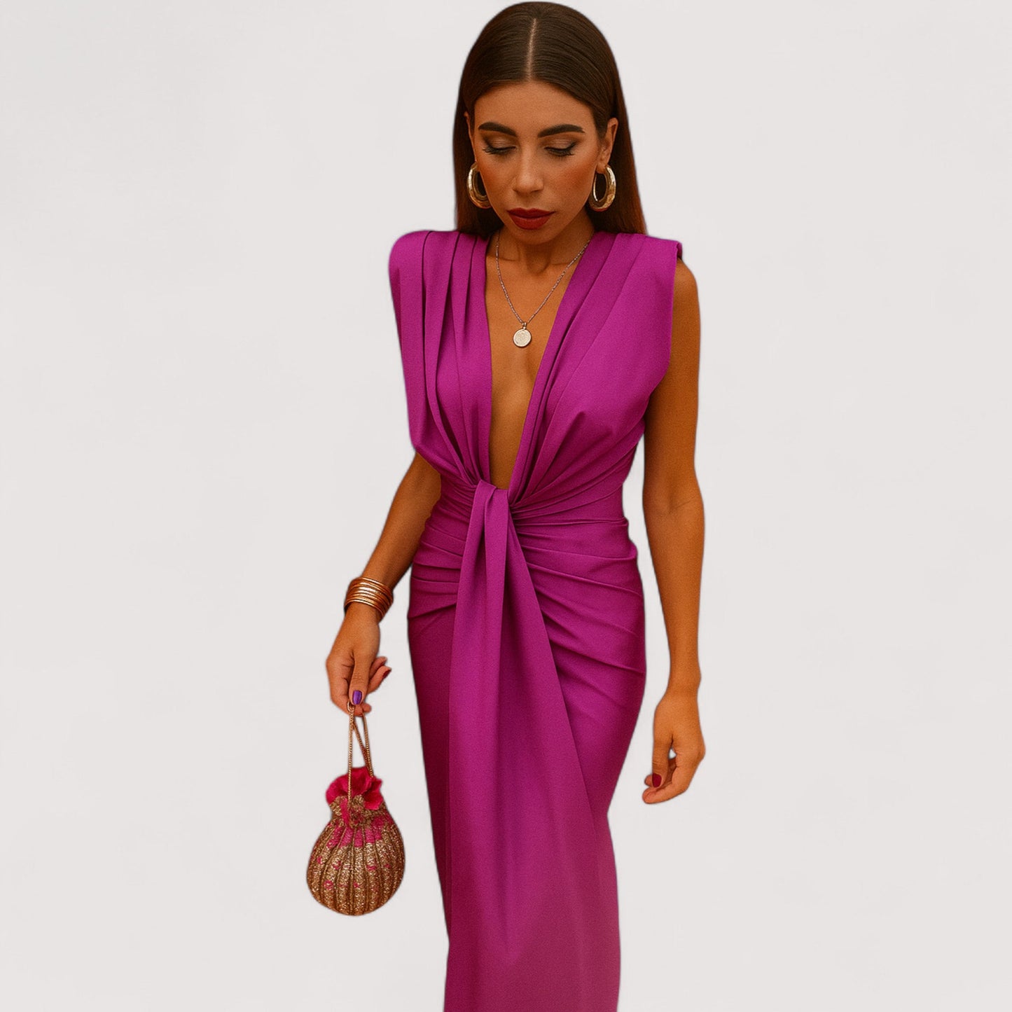 Maila™ | Elegantes Drapiertes Kleid
