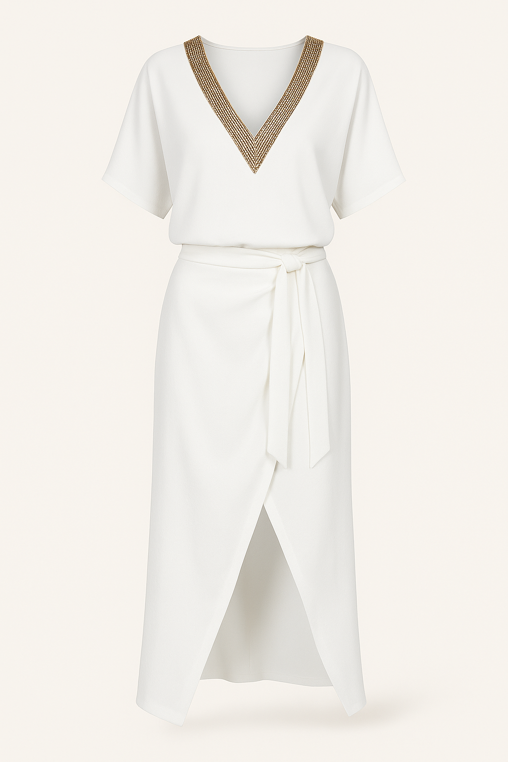 Alina | Elegantes Sommerkleid mit femininer Wickel-Design