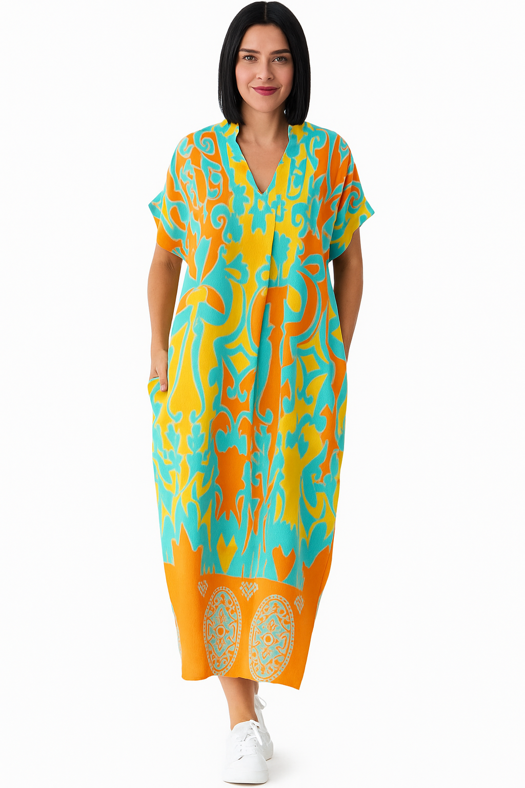 Elena | Stilvolles Blumenkleid mit femininer Note