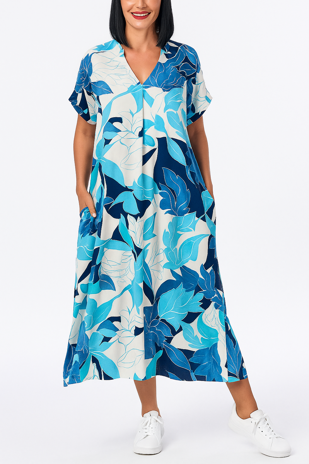 Elena | Stilvolles Blumenkleid mit femininer Note