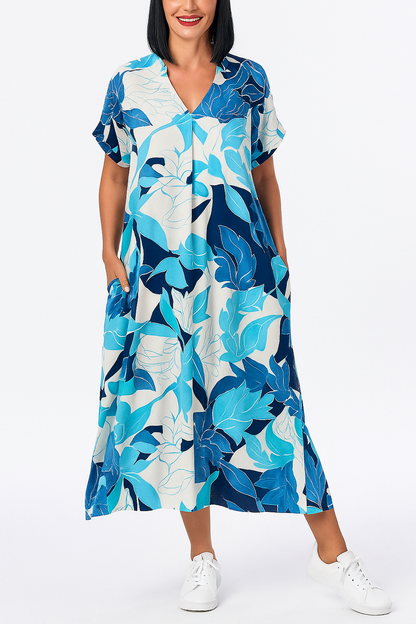 Elena | Stilvolles Blumenkleid mit femininer Note