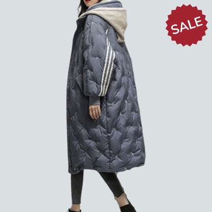 Irina | Lange gefütterte Damen-Winterjacke