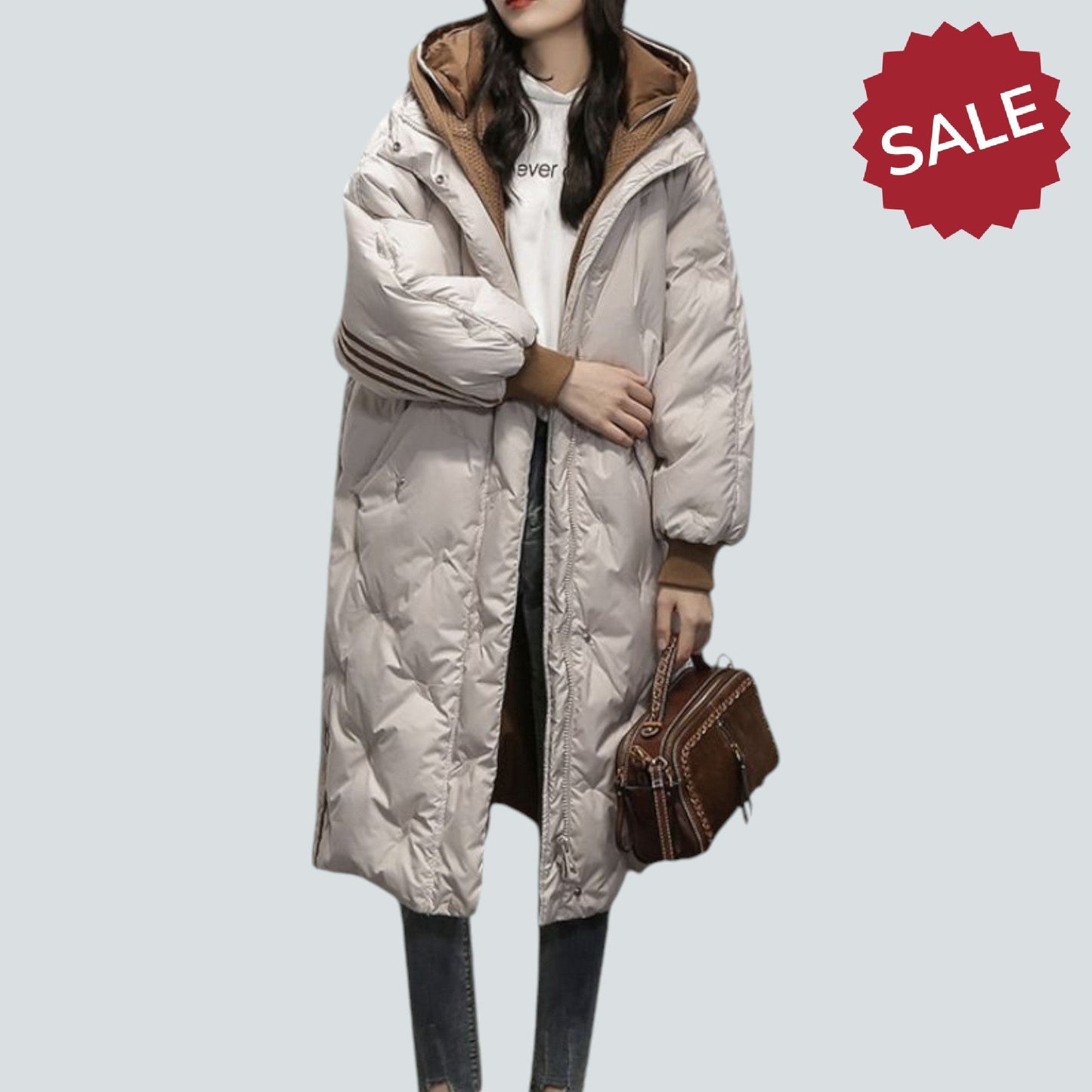 Irina | Lange gefütterte Damen-Winterjacke