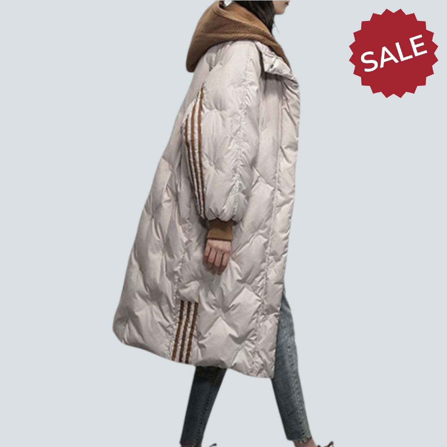 Irina | Lange gefütterte Damen-Winterjacke