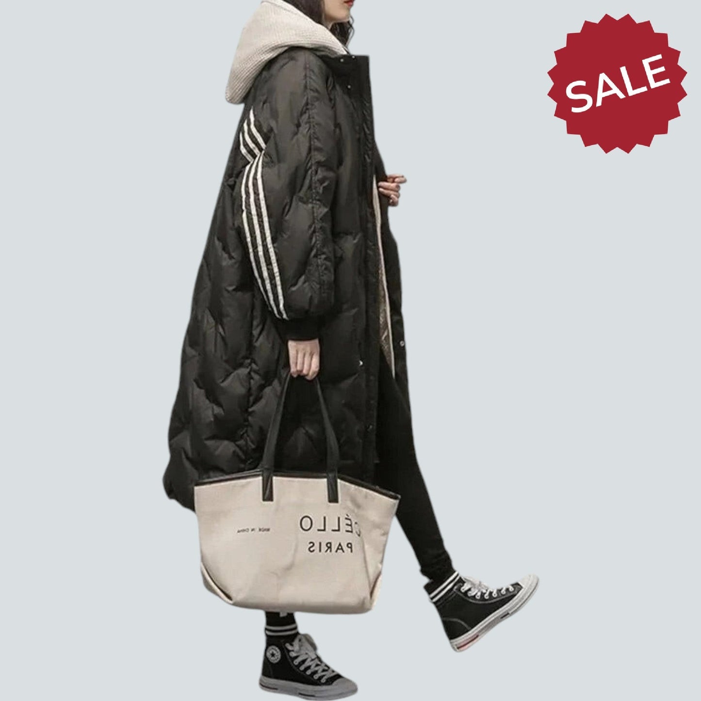 Irina | Lange gefütterte Damen-Winterjacke