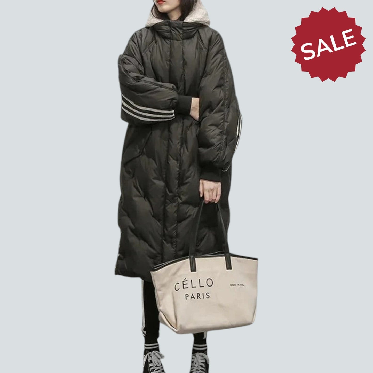 Irina | Lange gefütterte Damen-Winterjacke