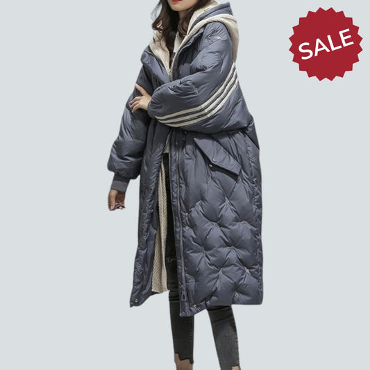 Irina | Lange gefütterte Damen-Winterjacke