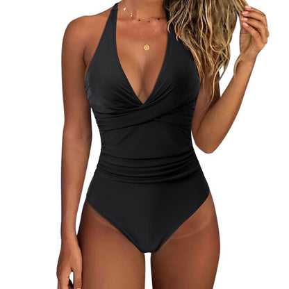 Leona | Hochtaillierter Bikini mit figurformendem Push-Up-Top