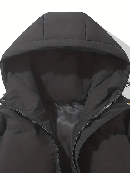 Lian | Gepolsterte Winterjacke mit Kapuze