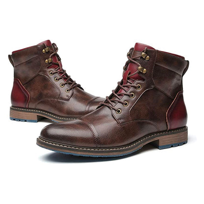 Aaron | Elegante Oxford-Stiefel aus feinstem Leder