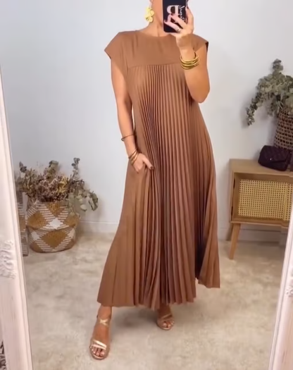 Jolijn | Lockeres Kleid mit Taschen und Falten-Design