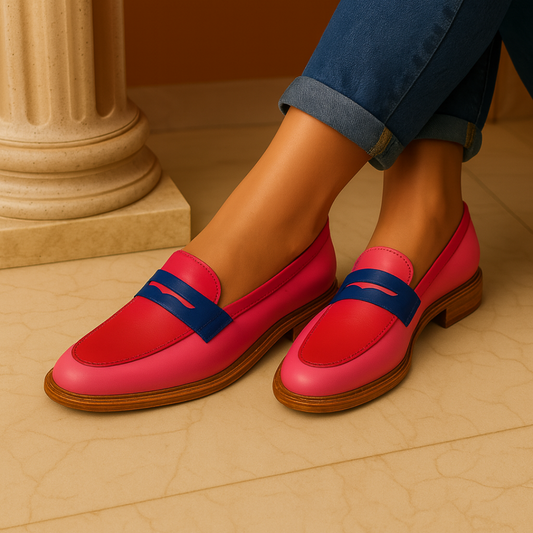 Ottillie™ | Bunte Akzent-Mokassins