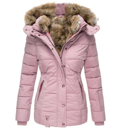 Aisa | Wintermantel mit Fellfutter für warme Tage