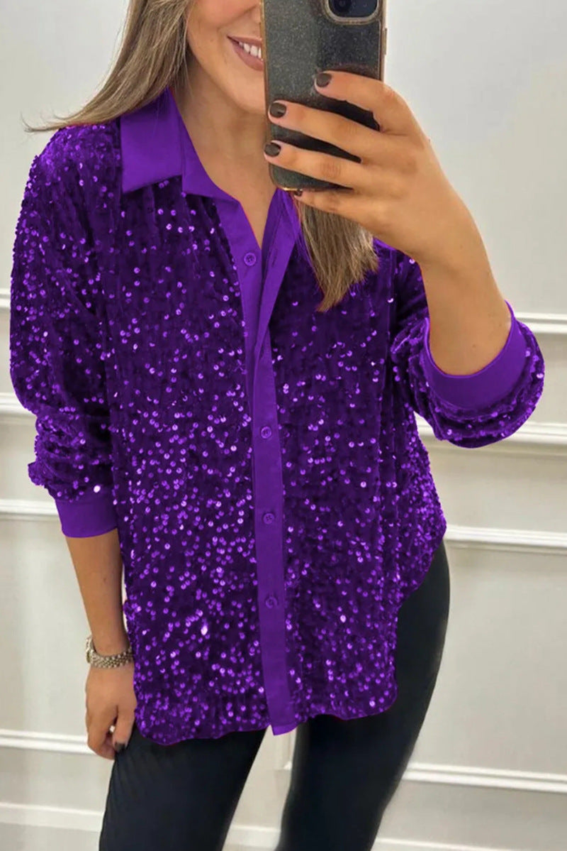 Ciara | Glitzerndes Shirt mit Funkel-Effekt