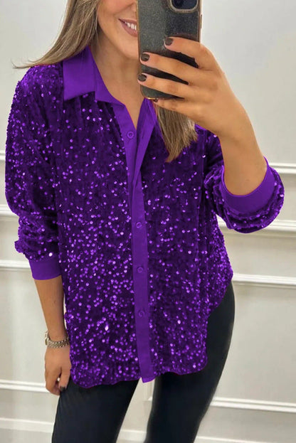 Ciara | Glitzerndes Shirt mit Funkel-Effekt
