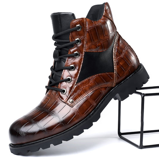 Rendell | Elegante Stiefel aus hochwertigem Krokodilleder