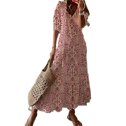 Carla | Leichtes Maxikleid mit fröhlichem Sommerdesign