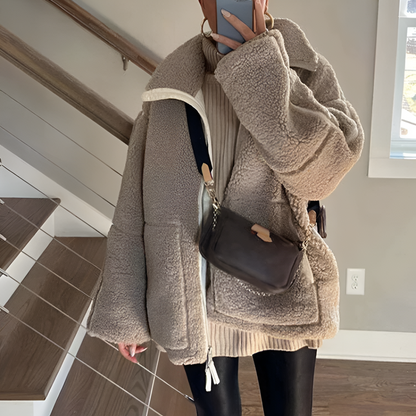Camila | Cozy Teddy Fleece Jacket