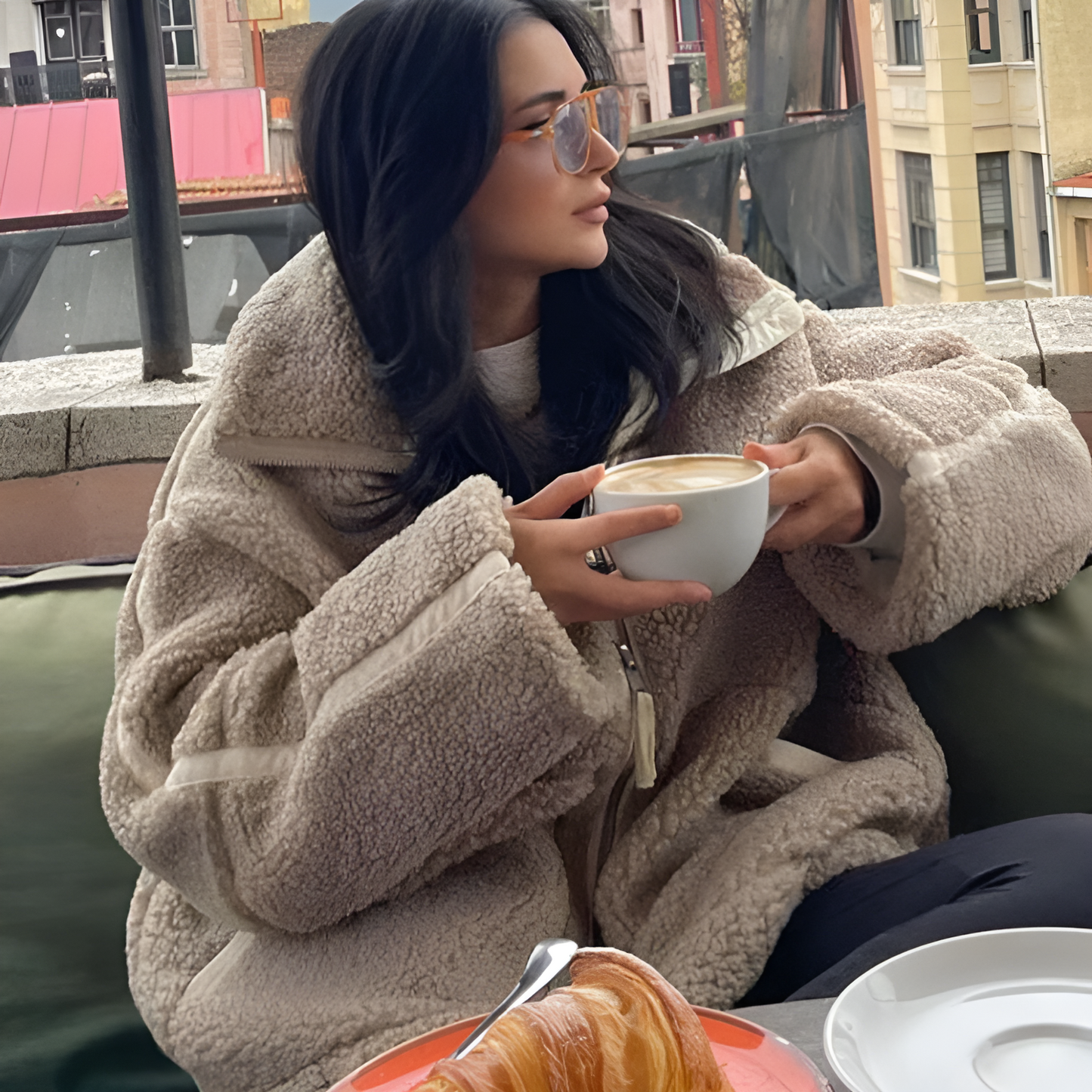 Camila | Cozy Teddy Fleece Jacket