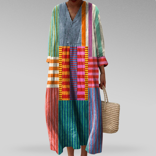 Helga | Zeitgenössisches Kleid mit geometrischem Design