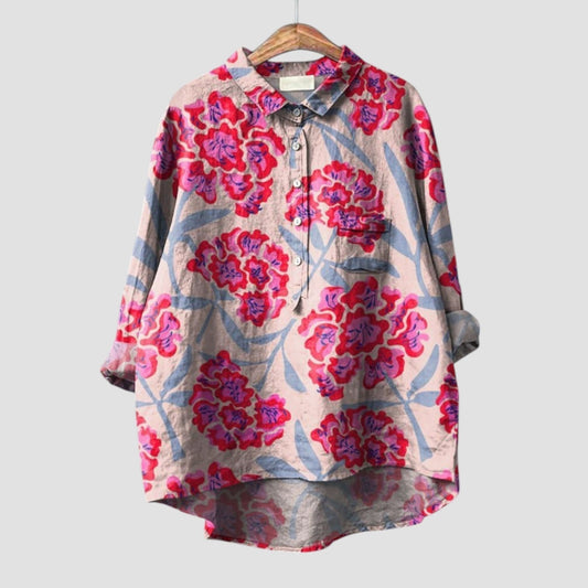 Cilly | Ausdrucksvolle Bluse mit floraler Eleganz