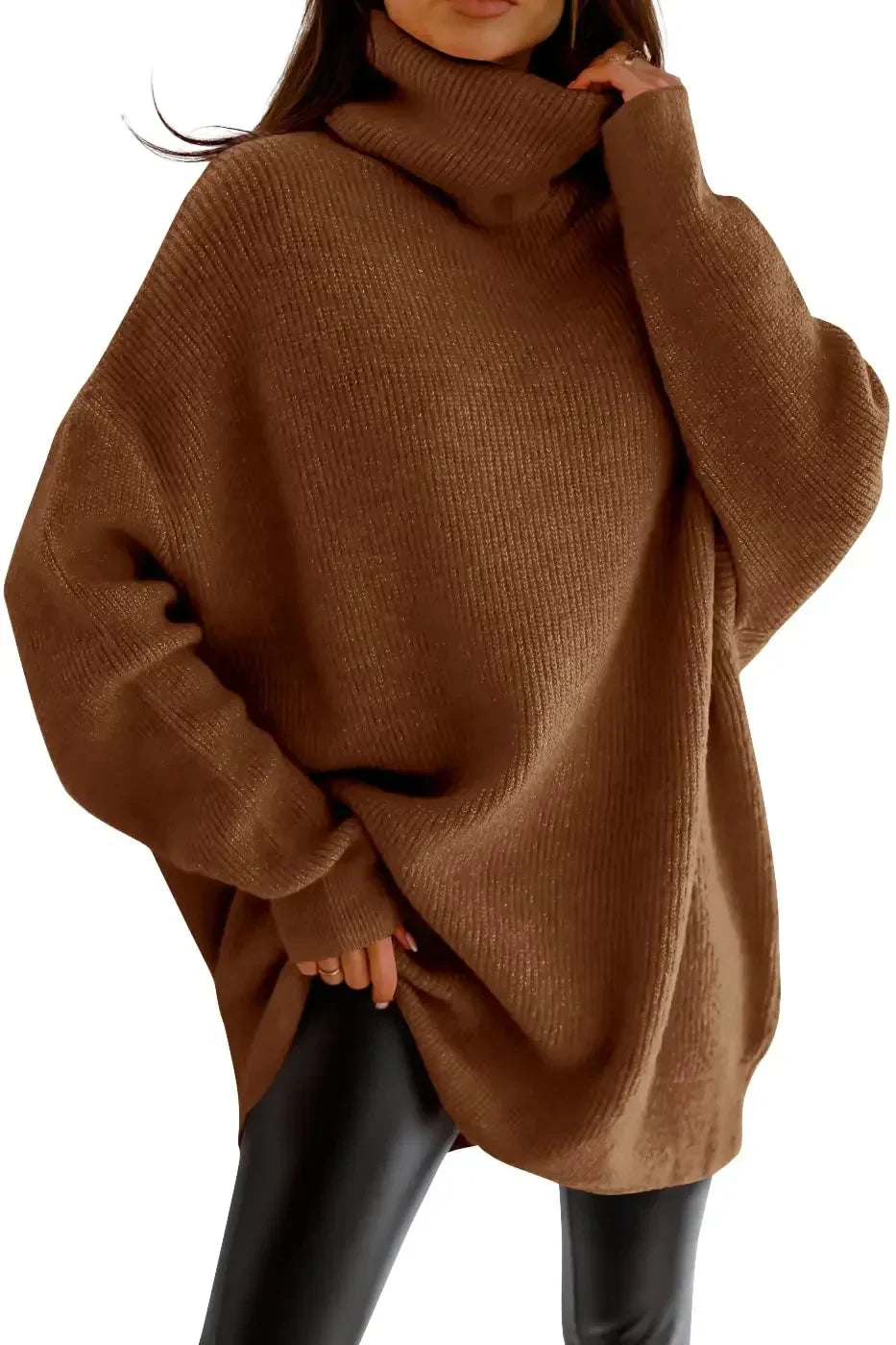 Seraina | Oversized Pullover aus grob gestricktem Material
