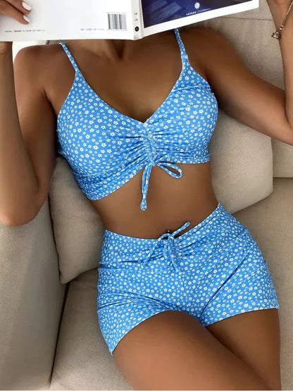 Petra | Feminine Bikini mit Blumenmuster