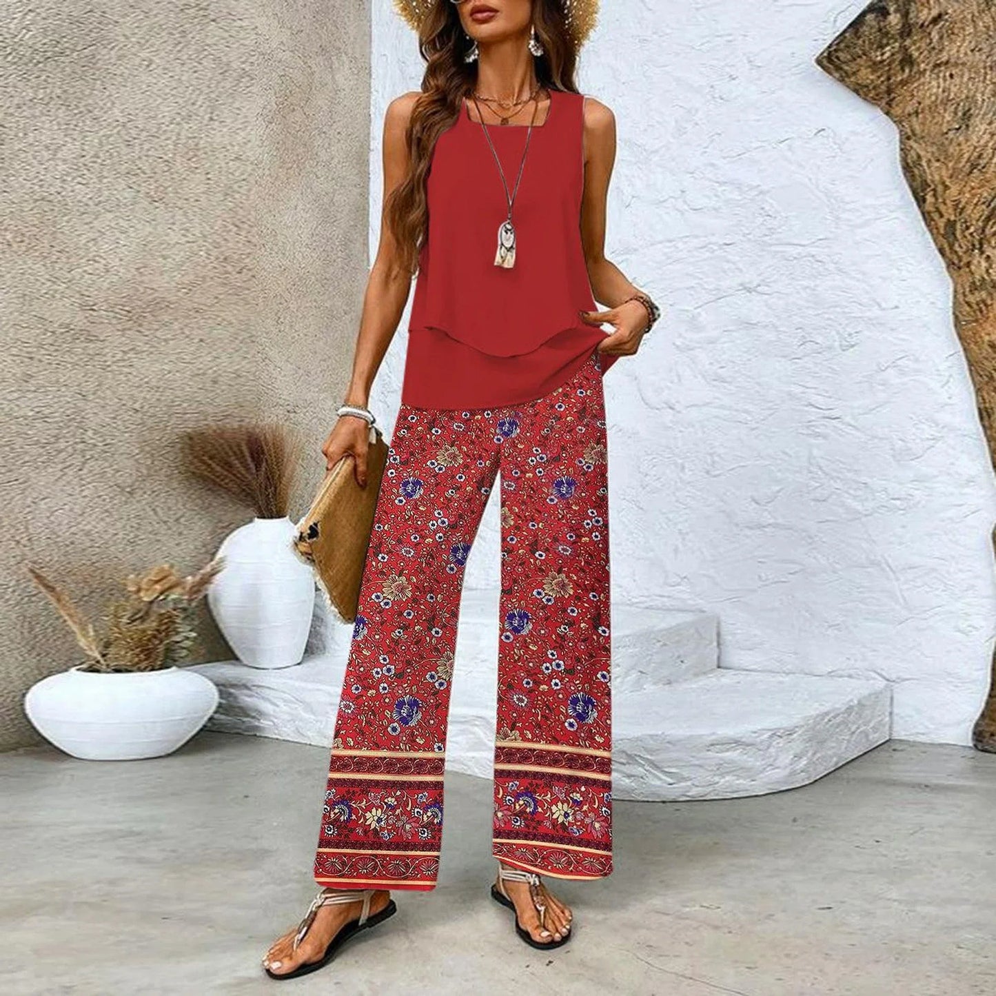 Klaudia | Luftiges Sommer-Set mit eleganter Note