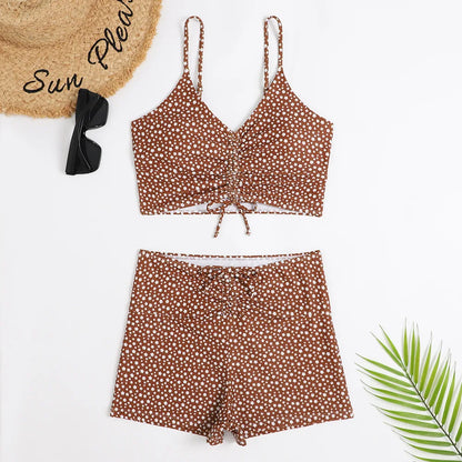 Petra | Feminine Bikini mit Blumenmuster
