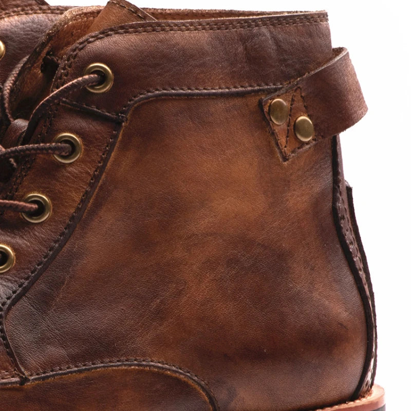 Kelvin | Hochwertige Herren Lederstiefel mit hohem Schaft