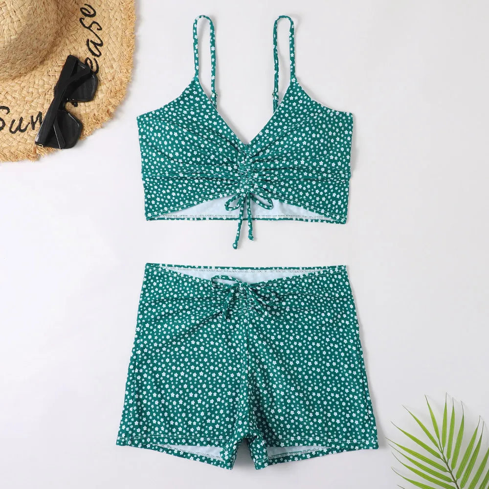 Petra | Feminine Bikini mit Blumenmuster
