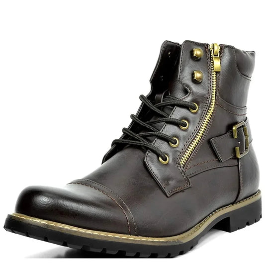 Damon | Strapazierfähige Schnürstiefel aus Leder
