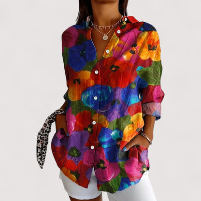 Annika™ | Bunte Printbluse
