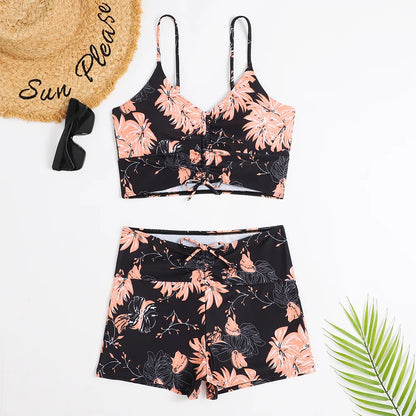 Petra | Feminine Bikini mit Blumenmuster