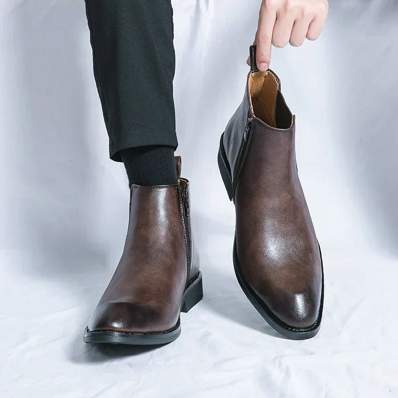 Cooper | Elegante Chelsea-Boots mit praktischem Reißverschluss