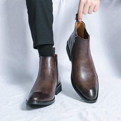 Cooper | Elegante Chelsea-Boots mit praktischem Reißverschluss