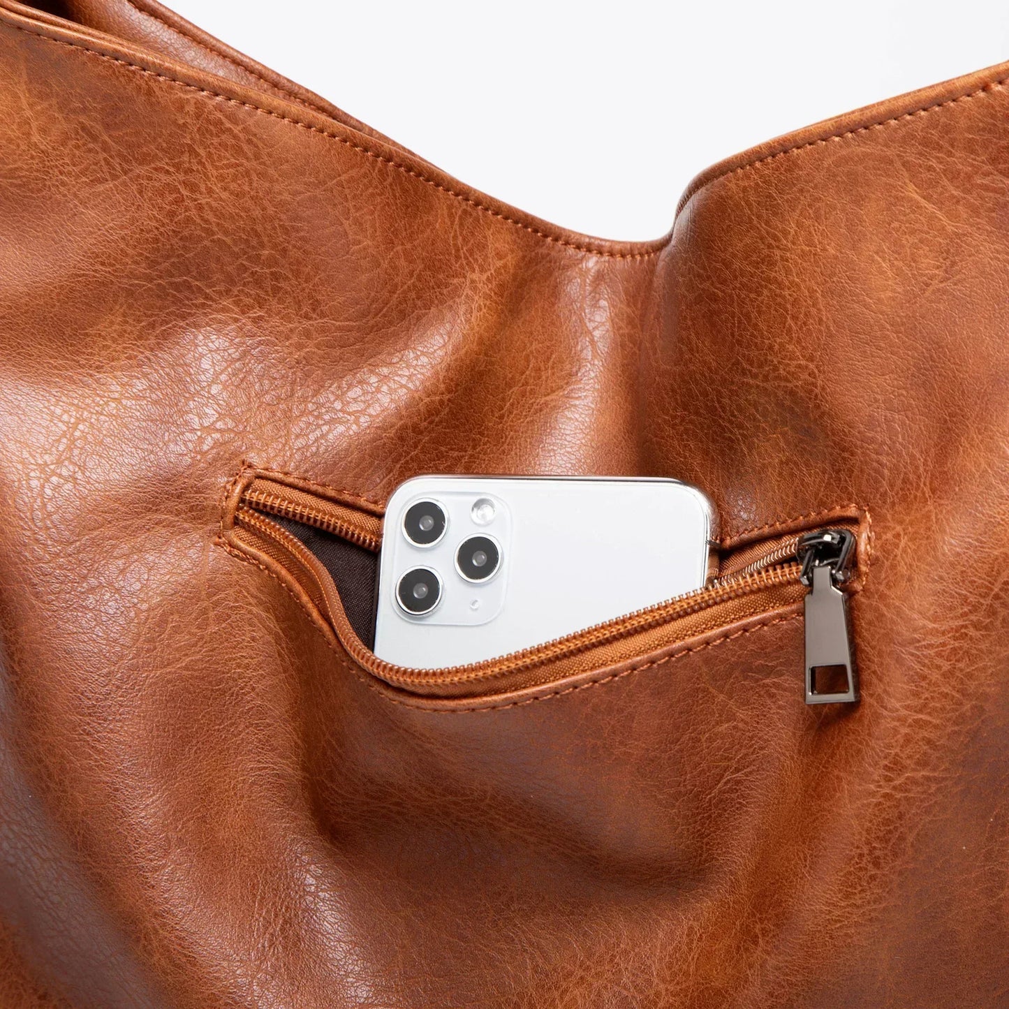 Priscilla | Klassische Handtasche aus feinstem Leder