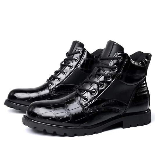 Rendell | Elegante Stiefel aus hochwertigem Krokodilleder